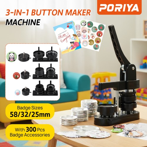 Poriya button maker - button,