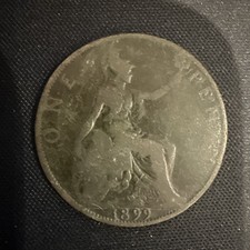 1899 Queen Victoria One Penny