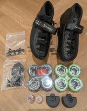 Roller Derby skates Mota Savage Boot, Boss Aluminium Plates, Heartless wheel 5.5