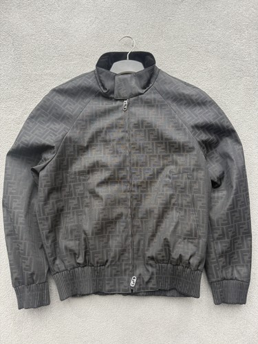 Fendi jacquard bomber - ff,
