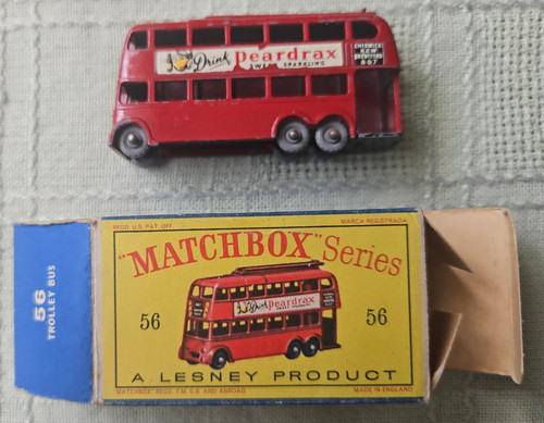 Matchbox london trolley bus - matchbox,