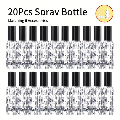 20pcs 10ml clear glass - 10ml,