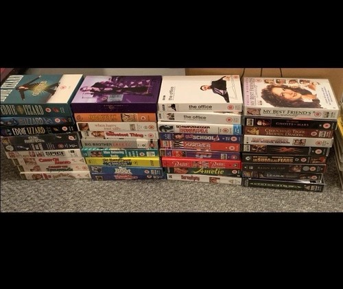 Vhs video cassette bundle - vhs,