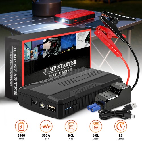 6400mah car jump - jump, starter