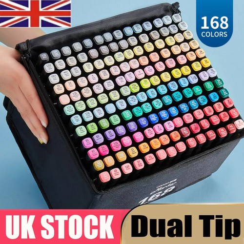 168 colors alcohol dual tip - colors,