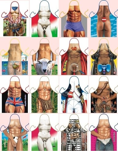 Funny mens bbq apron - mens,