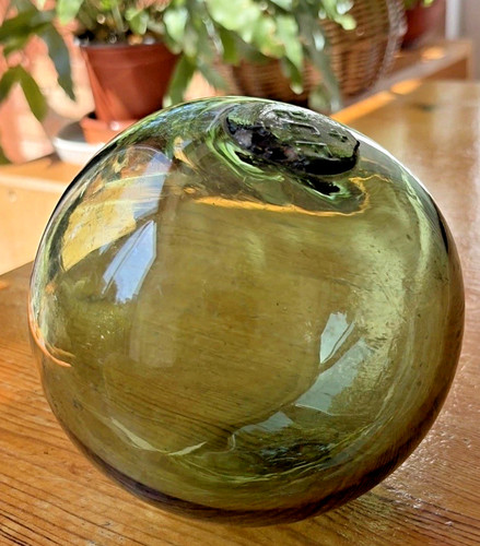 Pcf green glass fishing float