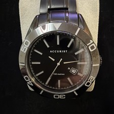 Accurist Signature Day/date Watch 7223 Mens Watch RRP £149.99. New Battery