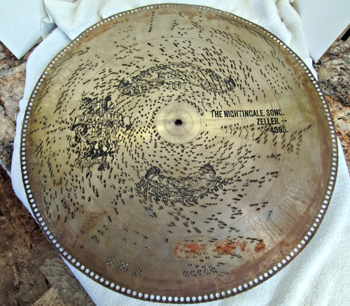 Antique regina music box - 27-in,