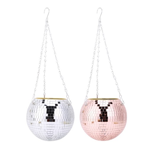Disco ball planter - disco, shape
