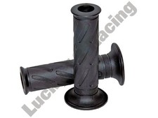 Handle bar road grips black pair set for Suzuki replica Ariete 22mm 120mm long