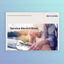 Hyundai I20Service History Book Blank For All Models.