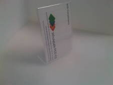 A6 Menu Holders Clear Perspex