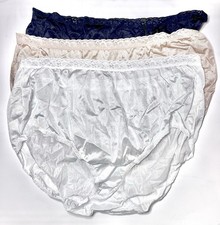 HANES Size 12 White Shiny Semi