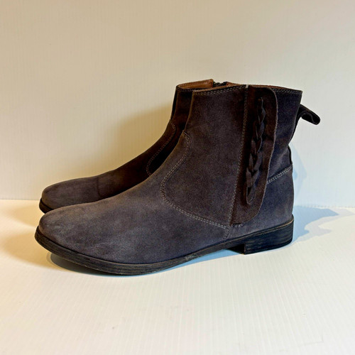 Jigsaw grey suede flat - suede,