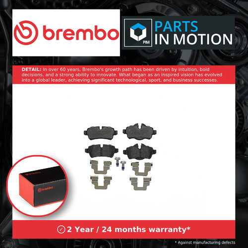 Brake pads set - set, rear