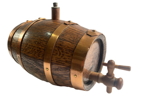 Small vintage wooden - , barrel