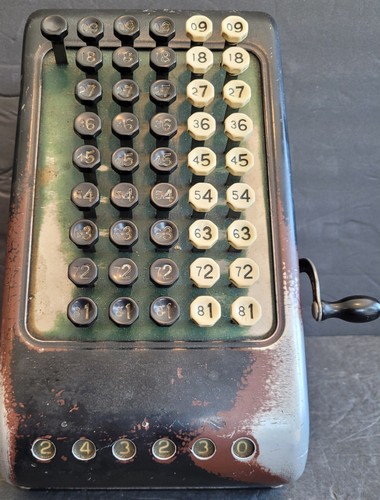 Burroughs adding machine - adding,