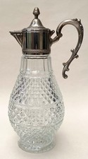 Vintage Silver Plated Glass