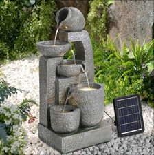 Solar Powered Cascade Water