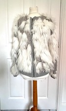 Zara Cream/ Grey Zip Front