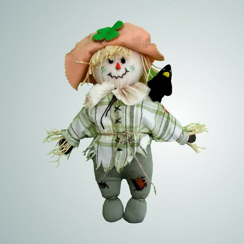 Turnip scarecrow soft toy - turnip,