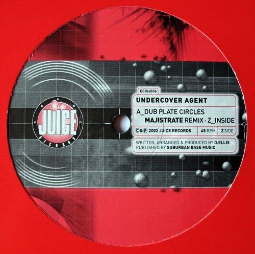 Undercover agent dub plate - agent,