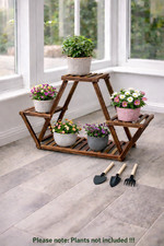 Pine wood plant stand 3pcs - plant,