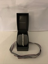 Beaverbrooks - 925 Silver & Pearl Bracelet - One Size Adjustable - Boxed - VGC