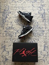 Jordan 4 Black Canvas Sneakers