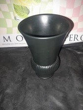 Plain Black Wedgewood Vase