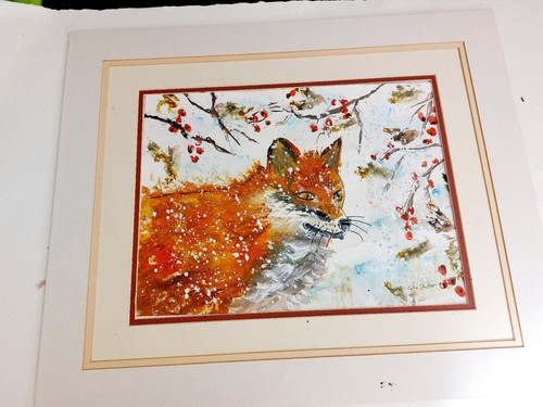 Original wildlife painting - , "