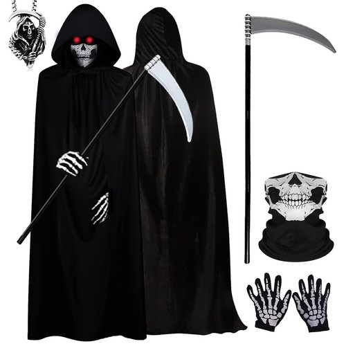 Pcs grim reaper costume - grim,