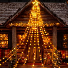 350 LED SHOOTING STAR WATERFALL LIGHT CHRISTMAS XMAS TREE HANGING FAIRY LIGHTS🎁