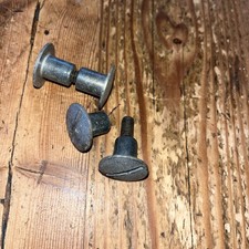 2 Pair of Metal Threaded