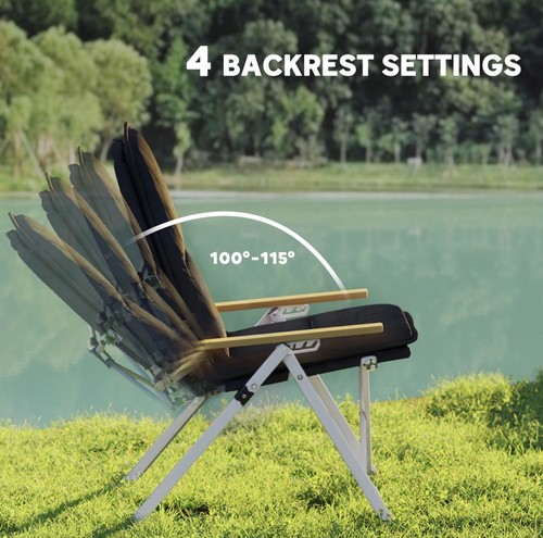 Outsunny padded camp chair - outsunny,