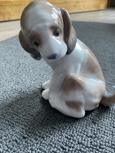 Lladro porcelain puppy - lladro,