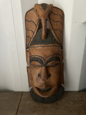 Wooden Mask Hand Carved Art