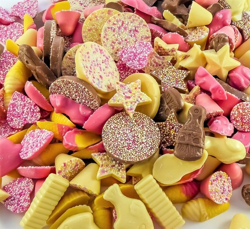 Chocolate retro sweets - chocolate,