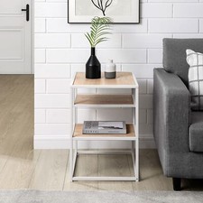White Frame & Coastal Oak Wood
