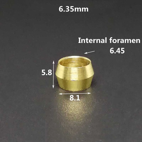 Brass olive barrel - olive, plumbing