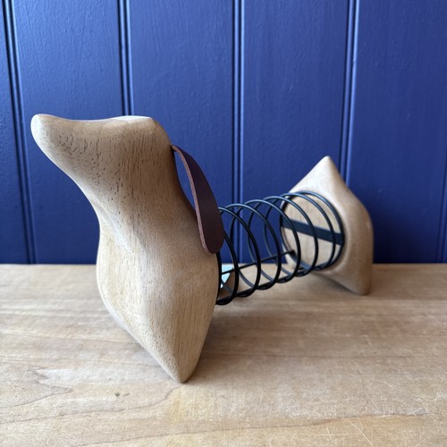 Wooden dog letter holder - dog,