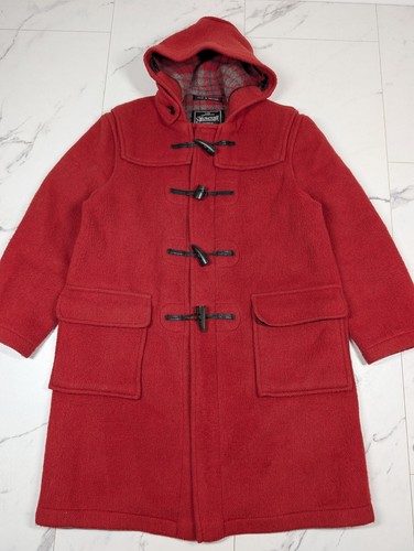 Gloverall red wool duffle - red,