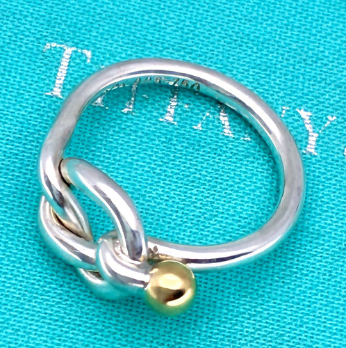 Tiffany love knot ring - &,