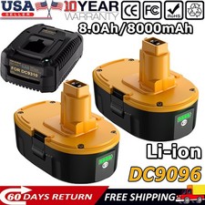 2/1PACK 18V For Dewalt 8.0AH