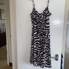 Linea Summer Dress Animal Print Size 12 Thin Straps