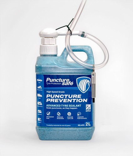 Puncturesafe tyre sealant - puncturesafe, car