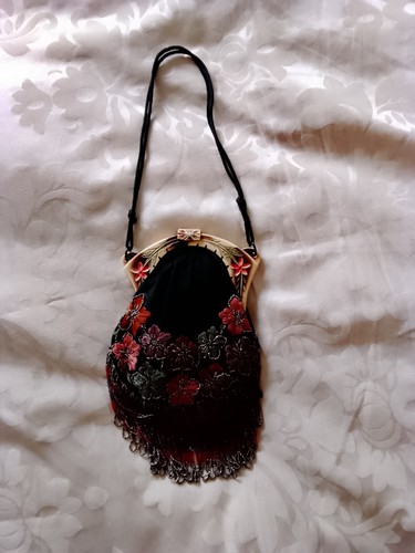 1920s silk beaded - , flapper
