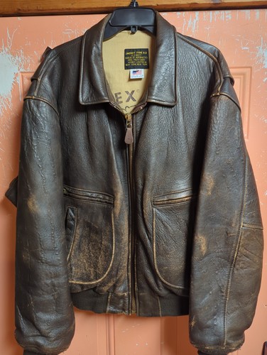 Vintage avirex usa leather - usa, g-2