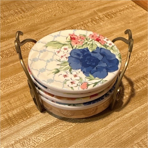 Round ceramic floral - round,